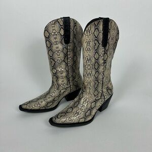 nomad stallion snakeskin cowboy boots